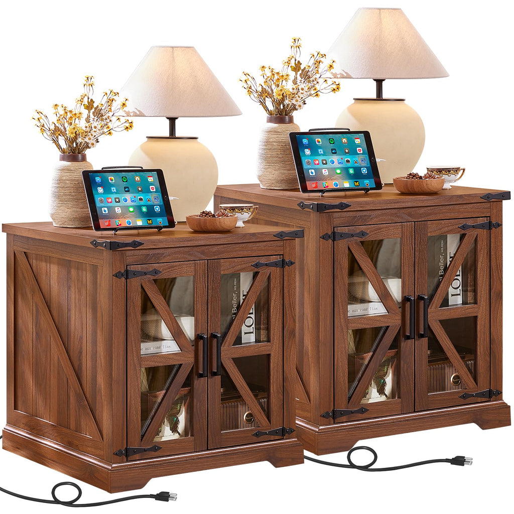 24'' End Table Set 2 with Charger B633