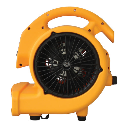1/5 HP 800 CFM Centrifugal Air Mover, Carpet Dryer, Floor Fan, Blower, Yellow K582413
