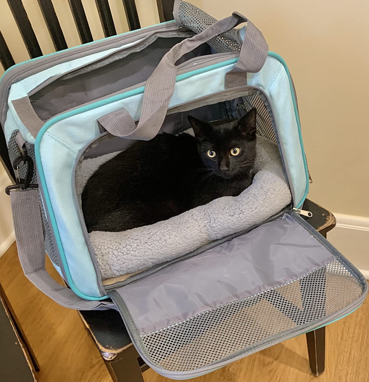 Cat Bed with Pillow, Anti Skid Bottom, Small Q192906