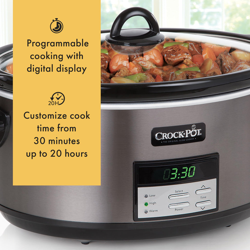 8-Quart Programmable Slow Cooker U824843