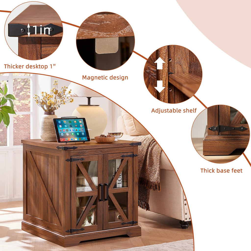 24'' End Table Set 2 with Charger B633