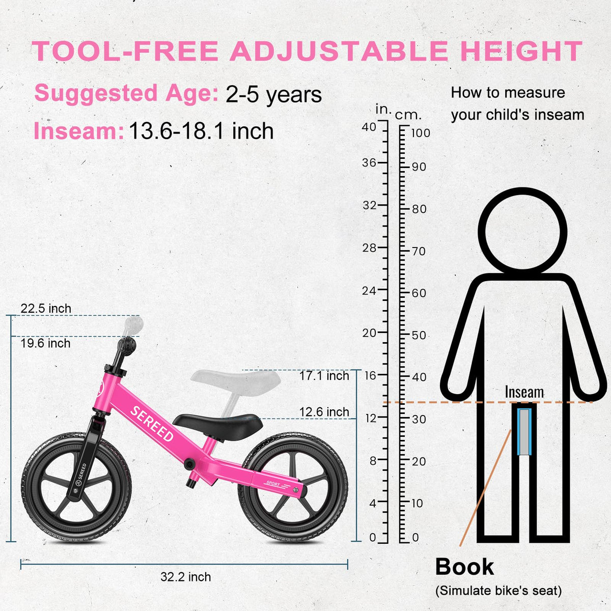 Adjustable Toddler Balance Bike Q61842