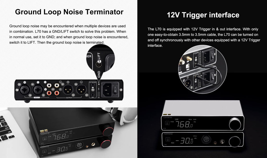 Fully Balanced Headphone Amp 7500mW Black B938637
