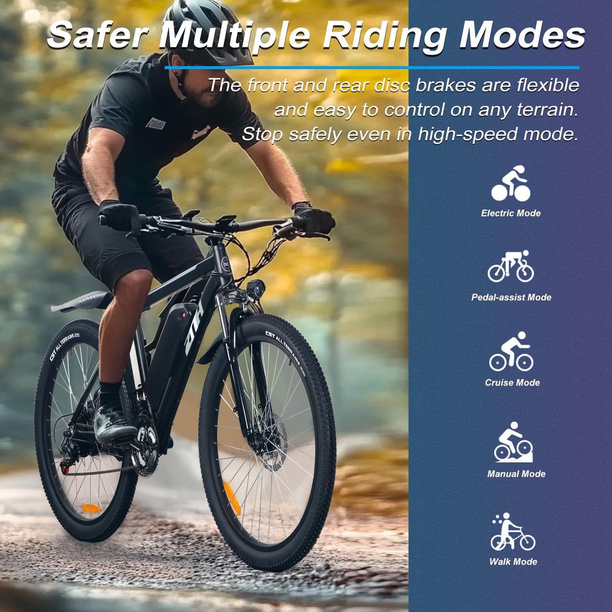 Electric Bike 1000W 20 Mph 80 Miles G50412