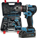 21V Brushless Cordless Drill Driver Kit with 2 Batteries & Charger D231