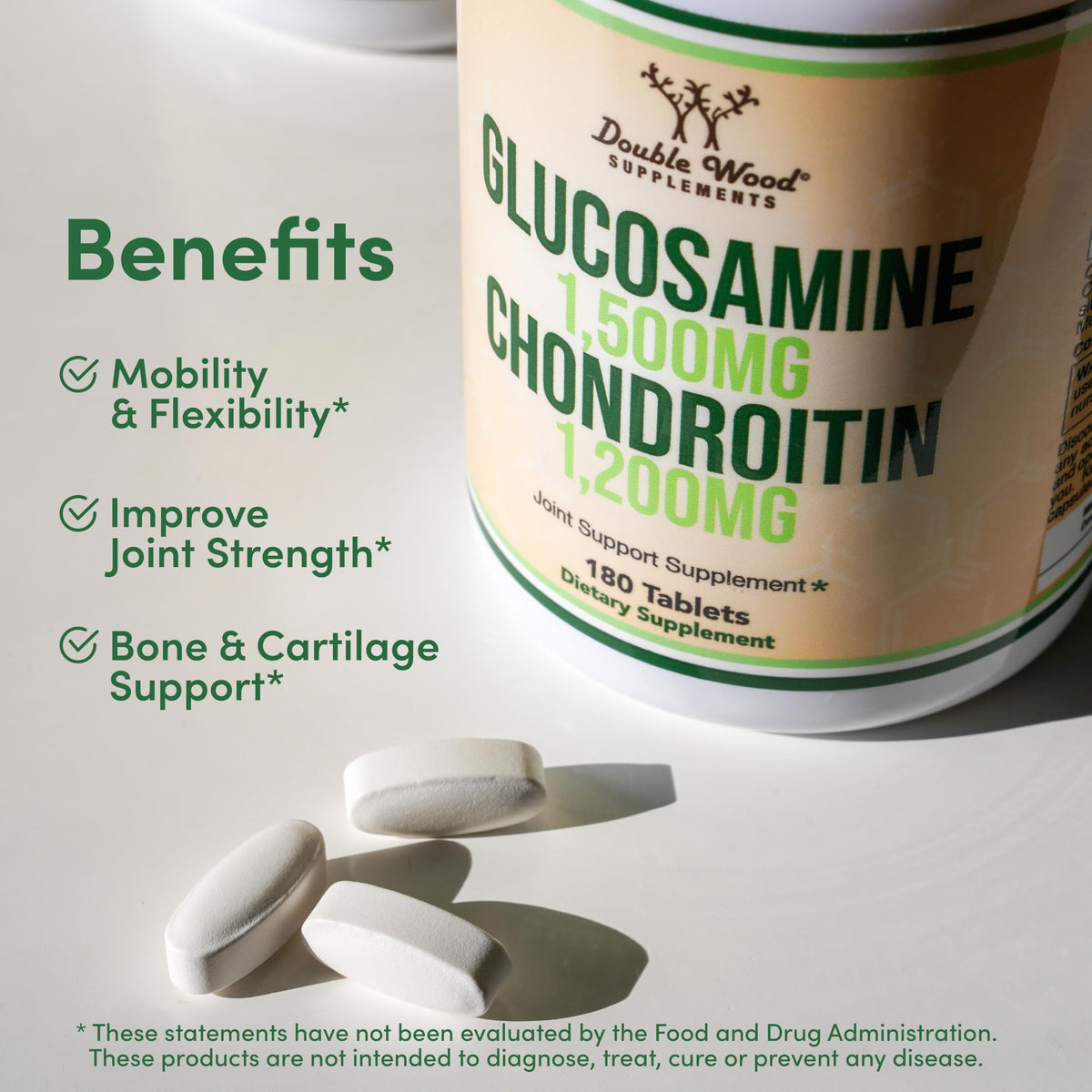 Glucosamine Chondroitin Sulfate 180 Tablets H75920