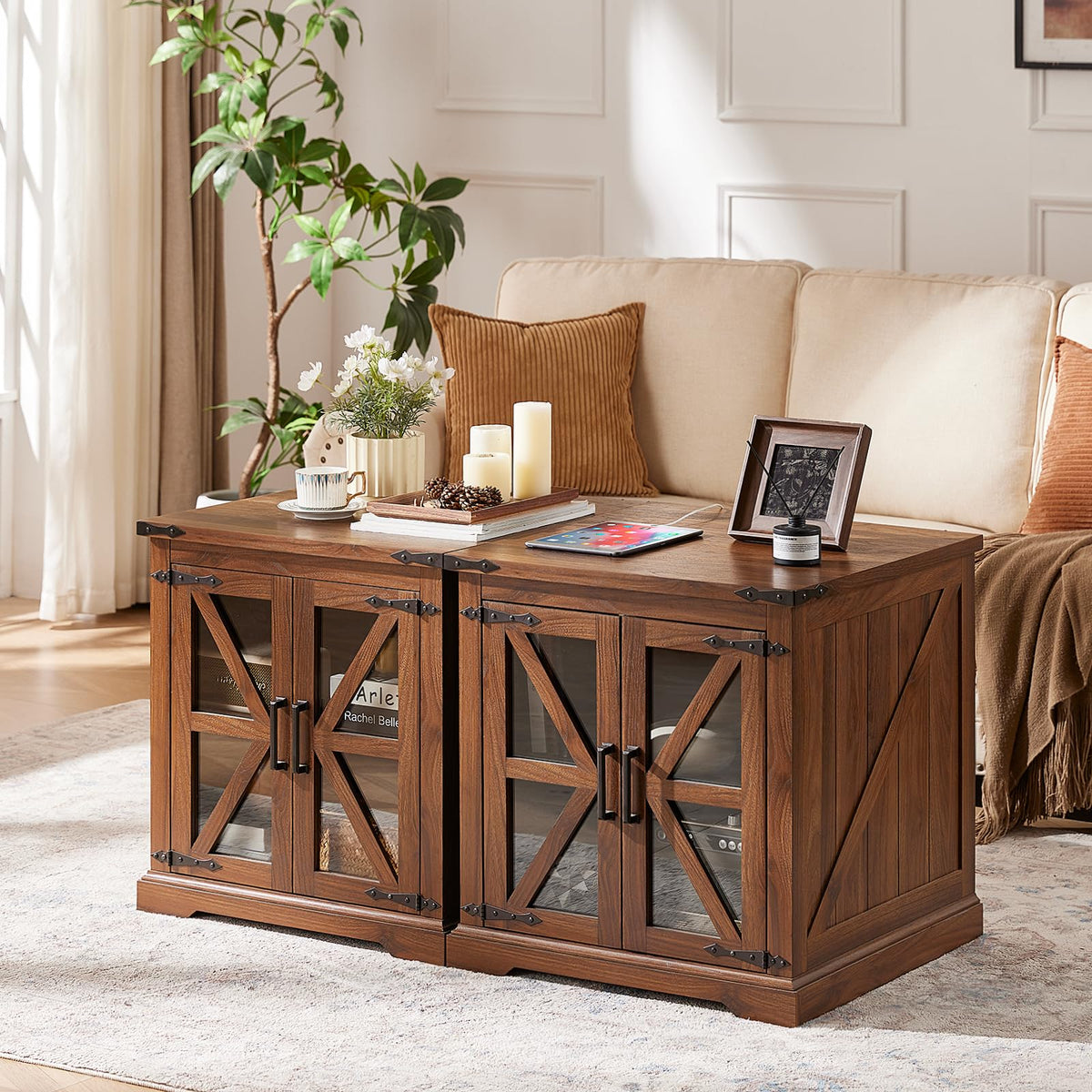 24'' End Table Set 2 with Charger B633