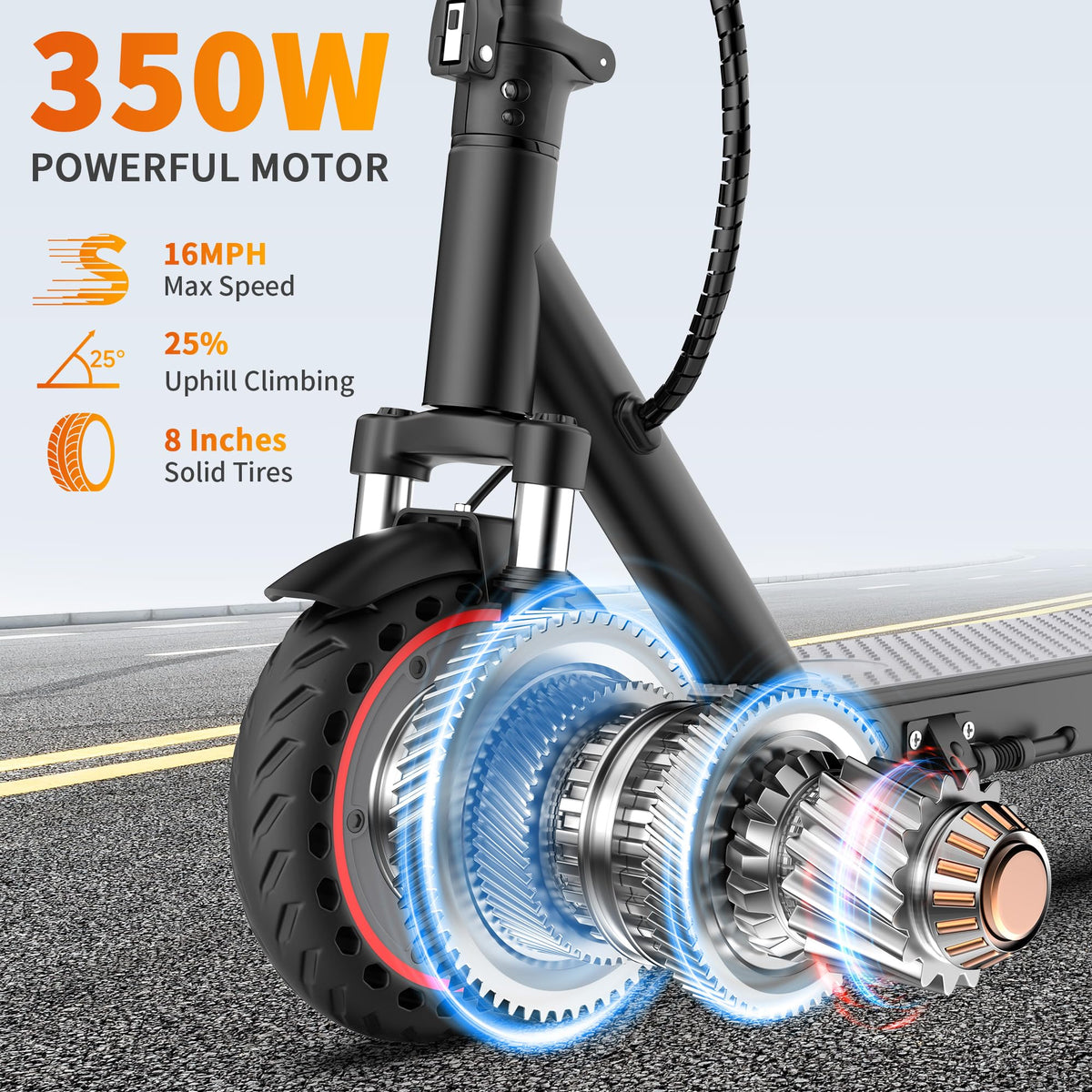 Folding Electric Scooter with Dual Brakes Z3403