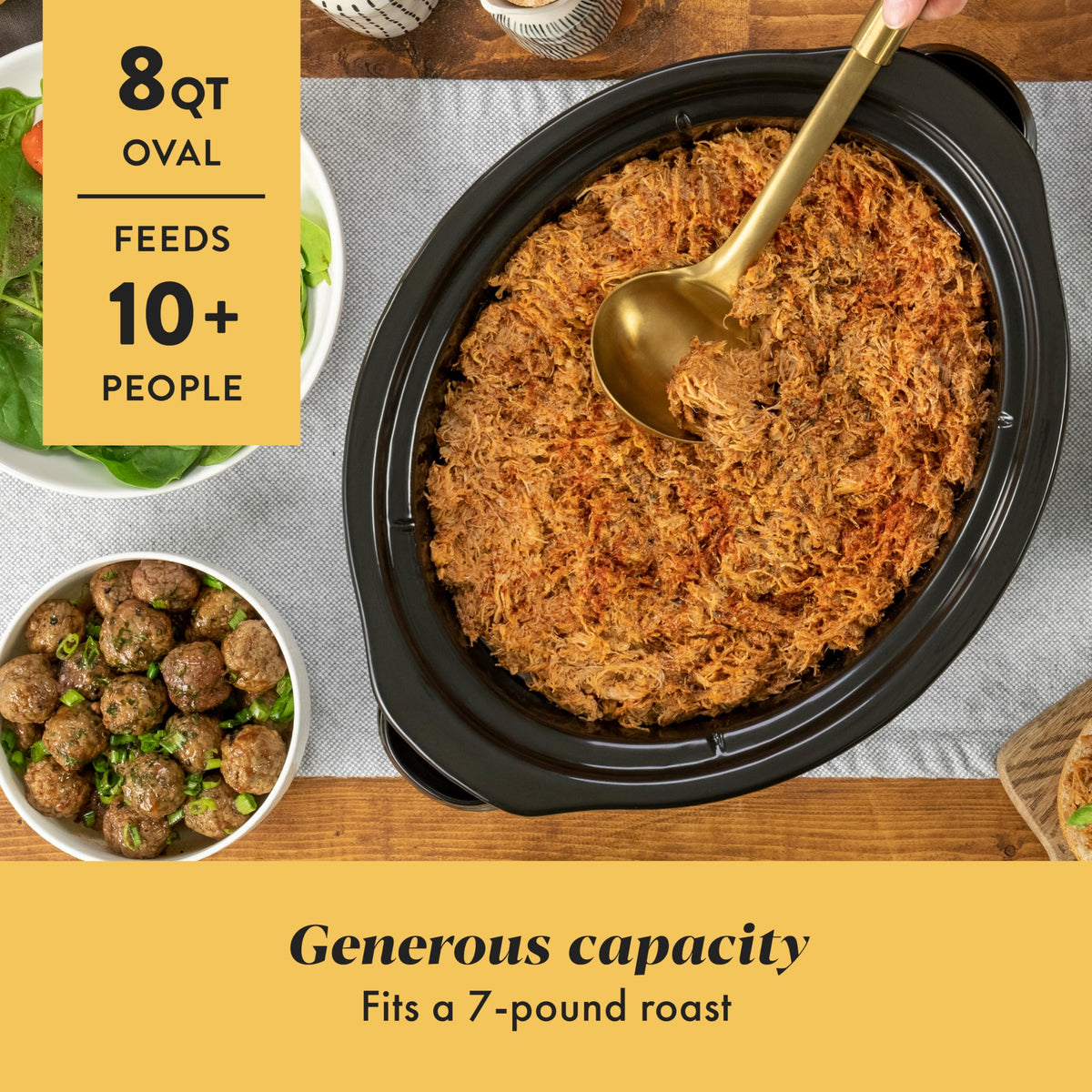 8-Quart Programmable Slow Cooker U824843
