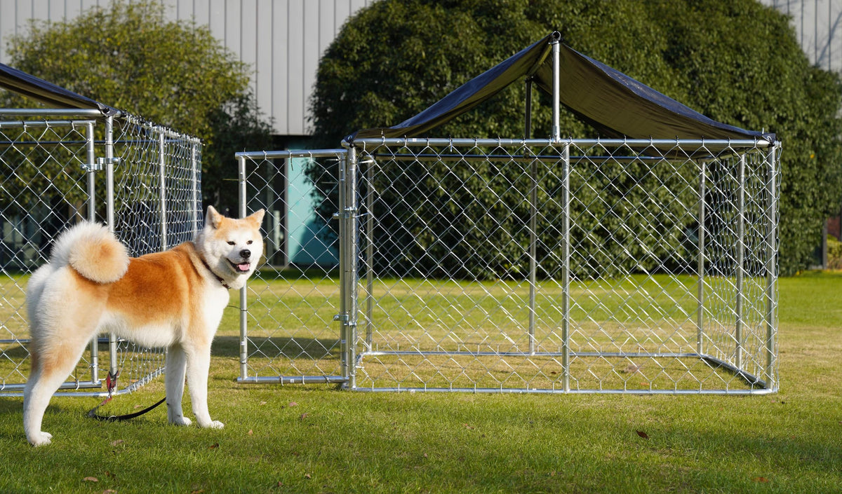 Heavy Duty Steel Mesh Dog Kennel X15103